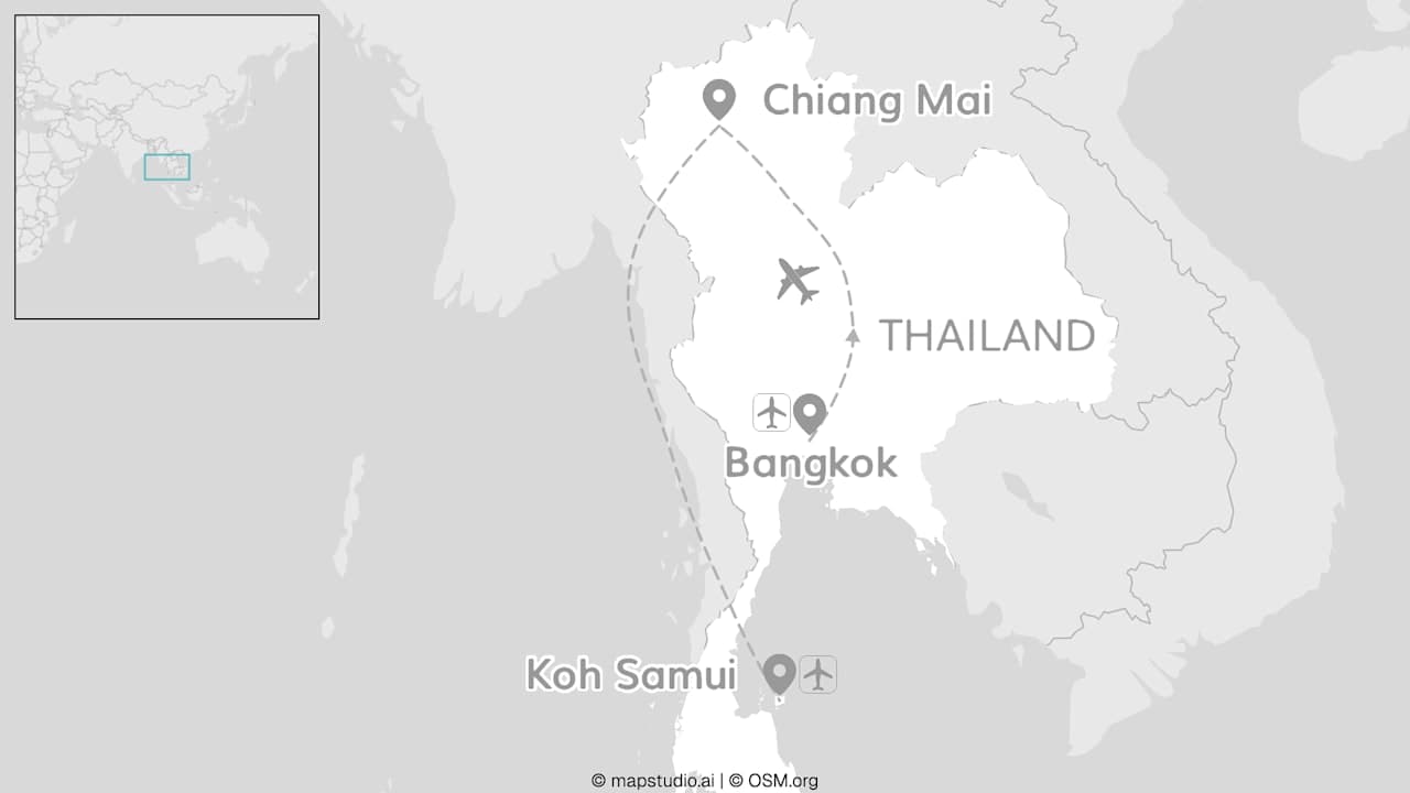 Thailand Signature: Goldene Tempel & Koh Samuis Strände