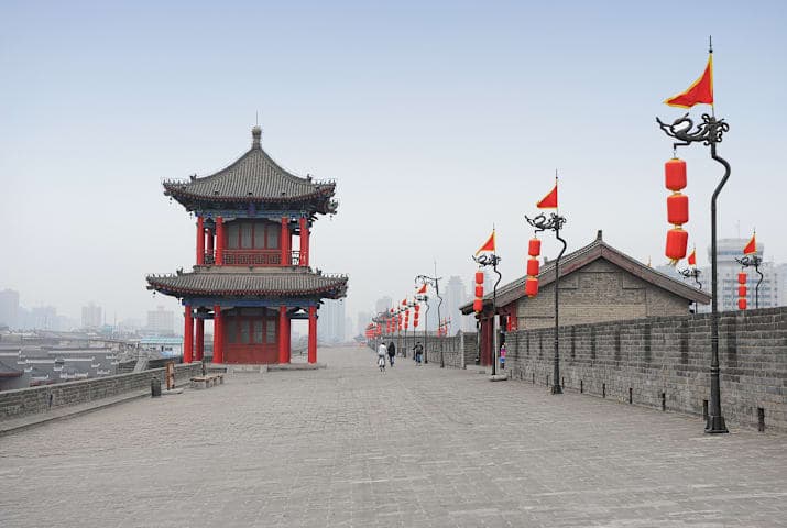 Tour along the Chinese city wall in Xi'an thumbnail